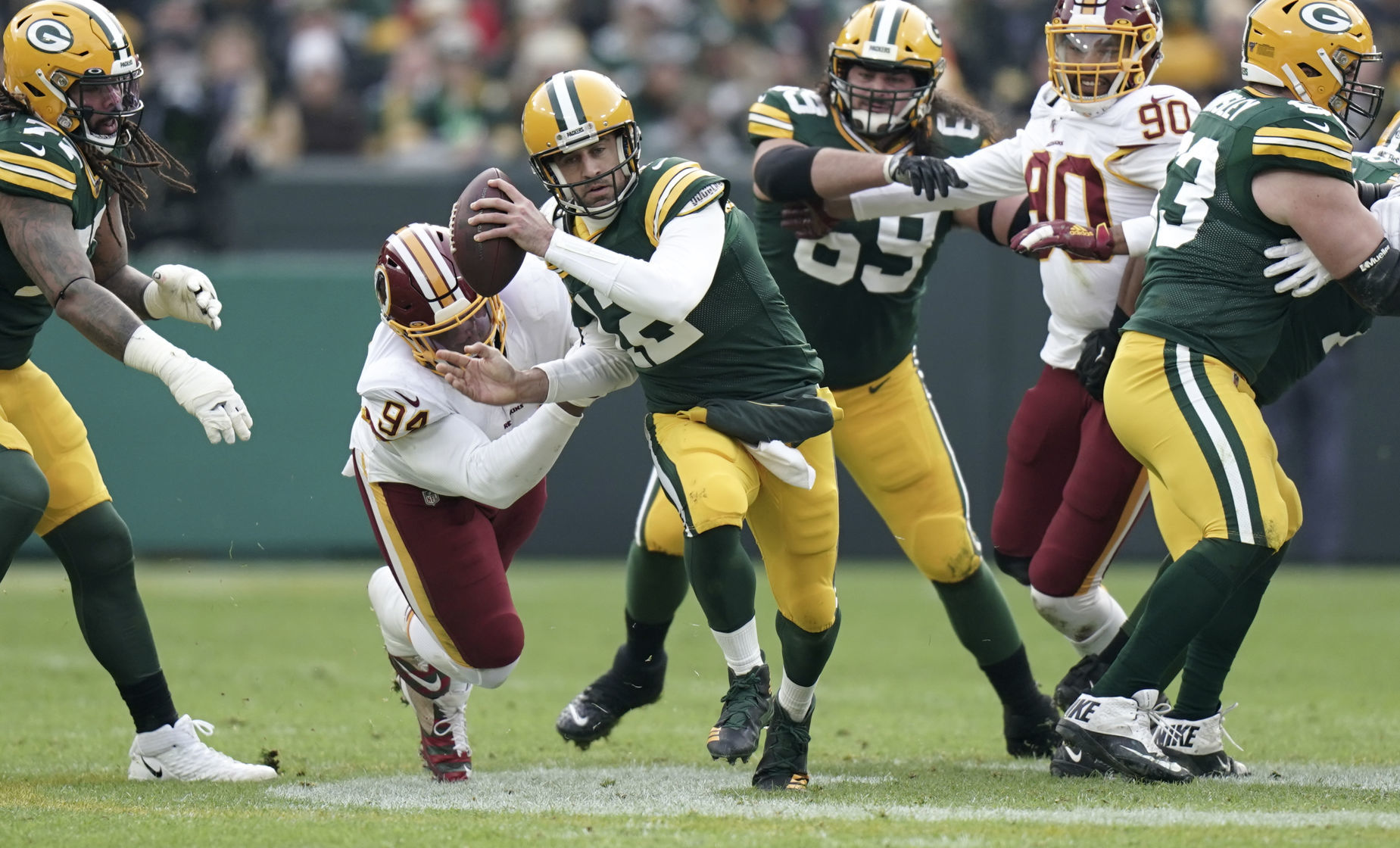 Packers 20, Redskins 15